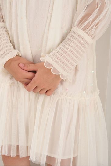 Buy Angel Rocket Cream Beau Embroidered Boho Dress Next
