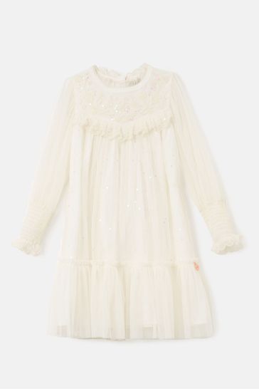 Cream lace boho dress top