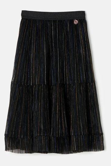 Buy Angel Rocket Lacy Black Midi Skirt from Next Netherlands