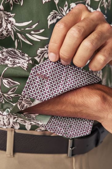 Mens floral slim fit shirt sales