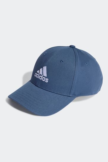 adidas Blue Performance Cotton Twill Baseball Cap