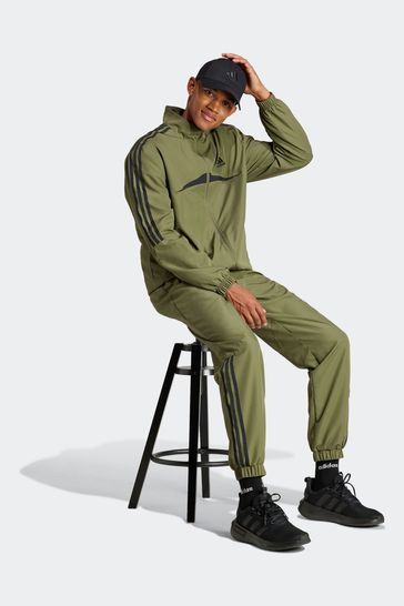 adidas Green Sportswear Sportswear Woven Chevron Tracksuit