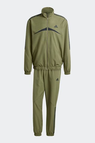 adidas Green Sportswear Sportswear Woven Chevron Tracksuit