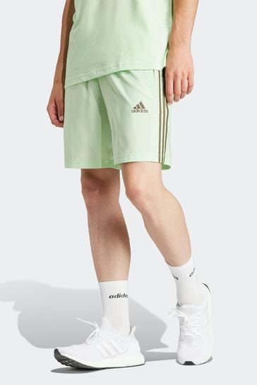 adidas Green Sportswear Aeroready Essentials Chelsea 3-Stripes Shorts