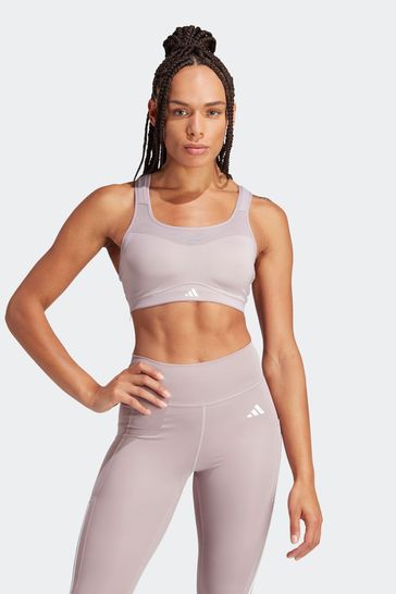 Buy adidas Purple Performance Impact Training High Support Bra from Next  Luxembourg