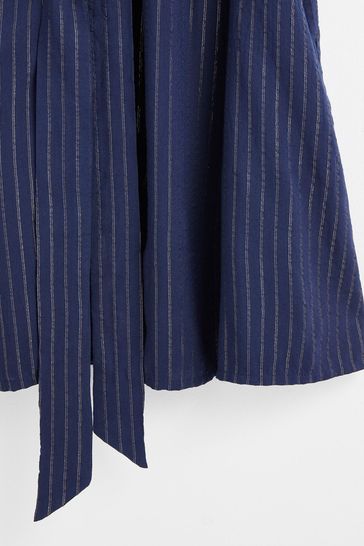 Oliver bonas navy pleated store skirt