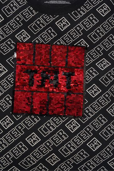 Minecraft sequin 2024 t shirt