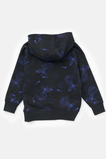 Buy Angel Rocket Minecraft Sequin Black Hoodie from the Laura