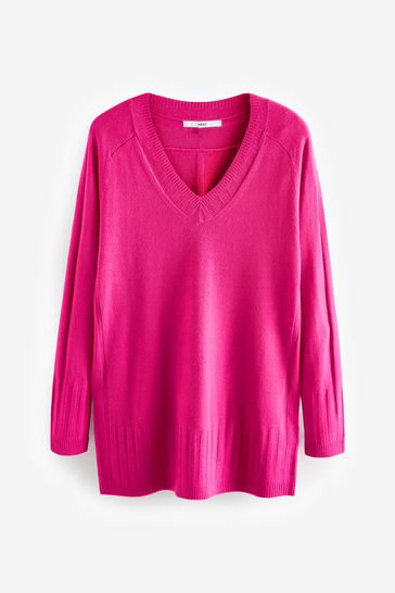 Pink outlet tunic jumper