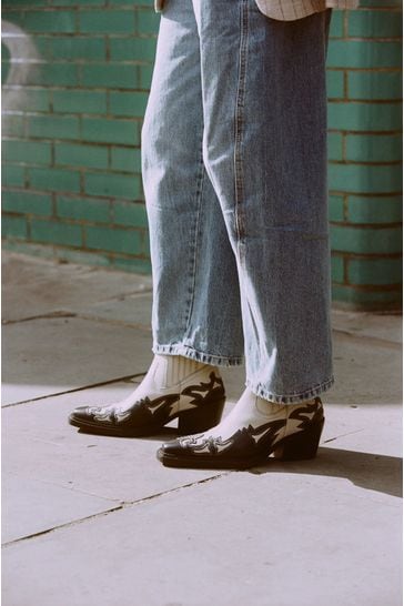 Western white boots on sale