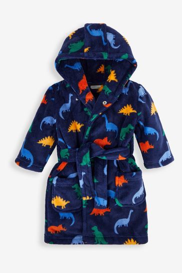 Buy JoJo Maman Bebe Navy Dinosaur Print Dressing Gown from the Next UK online shop