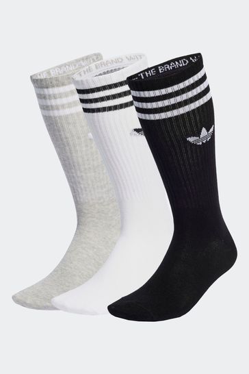 adidas Originals Solid Crew Socks 3 Pairs