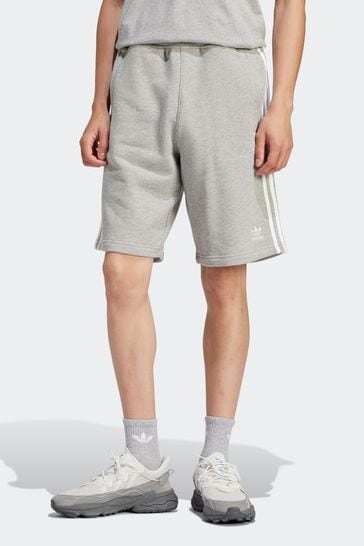adidas Grey Adicolour 3-Stripes Shorts
