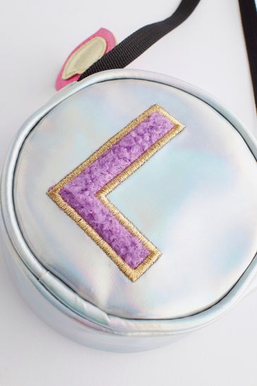 Buy Silver L Mini Initial Bag from Next Austria