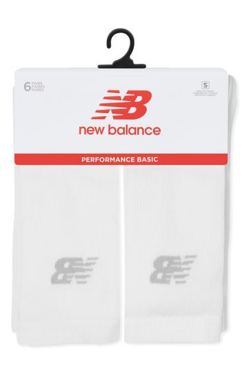 Buy New Balance White Multipack Sports Cushioned Crew Socks from