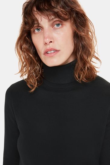 Next black polo neck jumper clearance