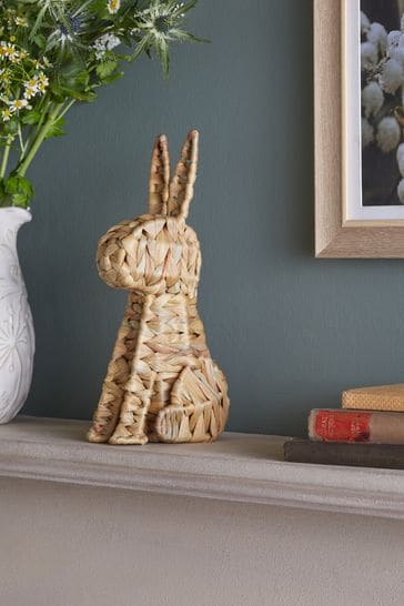 Natural Rattan Rabbit Ornament