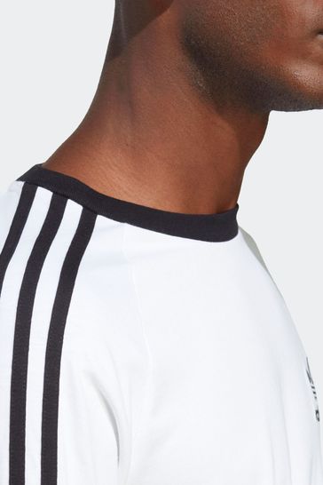 Adidas 3 stripe shirt long sleeve clearance