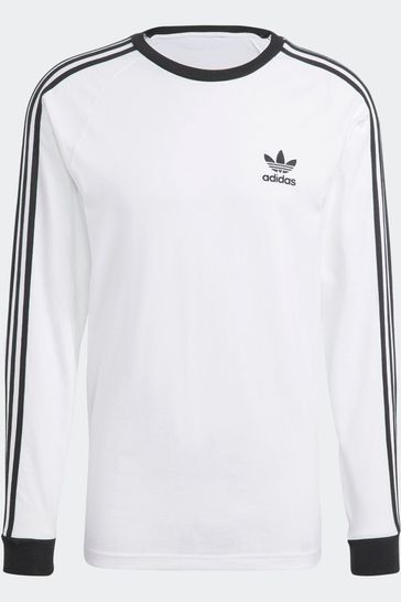 Buy adidas Originals 100 Cotton Adicolor Classics 3 Stripes Long Sleeve Long Sleeve Top from Next Bahrain