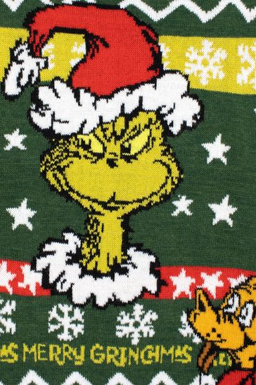 Buy Character The Grinch Christmas Jumper from the Laura Ashley