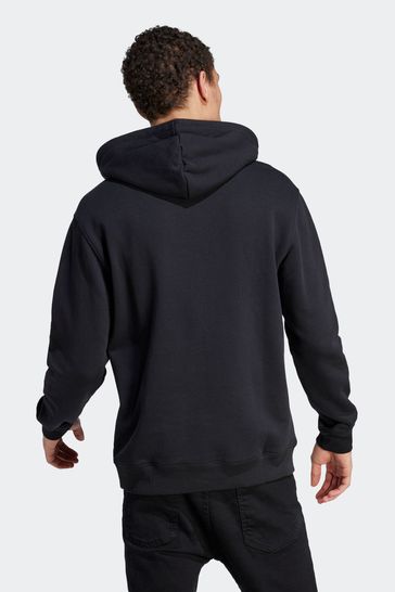 Adidas originals trefoil new arrivals hoodie black
