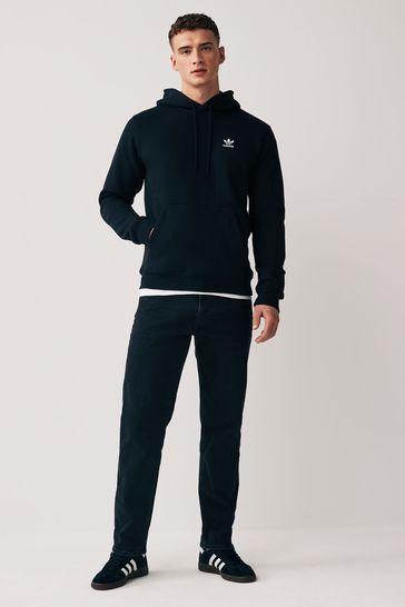 Adidas originals essential clearance hoodie black