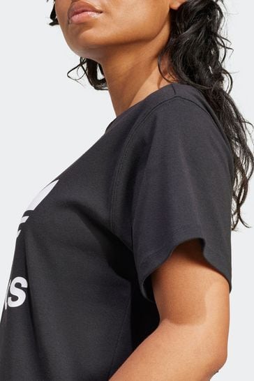 Buy adidas Originals Trefoil Black Regular T-Shirt from Next USA