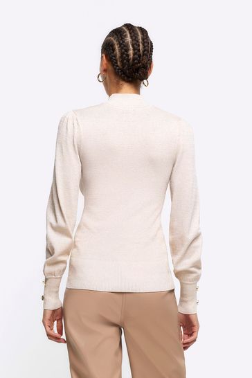 River island polo new arrivals neck top