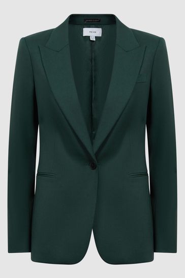 Jade green blazer womens cheap