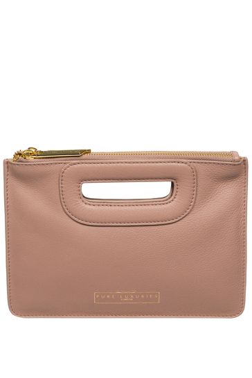 Leather clutch singapore shop