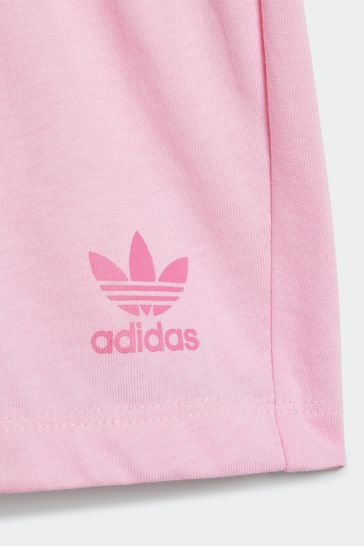 Buy adidas Originals Pink Shorts And T Shirt Set from Next Singapore