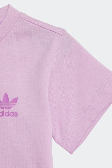 Buy adidas Originals 100 Cotton Shorts And T Shirt Set from the Laura Ashley online shop