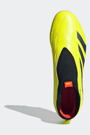Buy adidas Yellow Football Predator 24 League Laceless Firm Ground Adult Boots from Next Austria