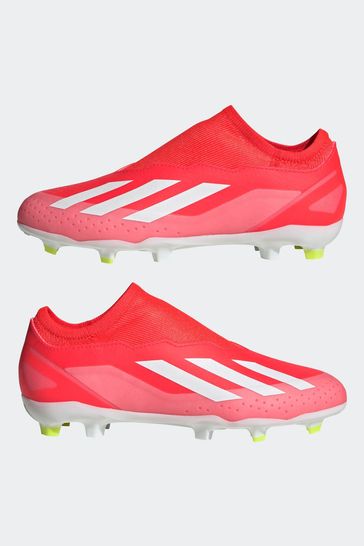Laceless kids football boots deals