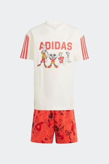 adidas Red/White Sportswear Adidas X Disney Mickey Mouse T-Shirt Set