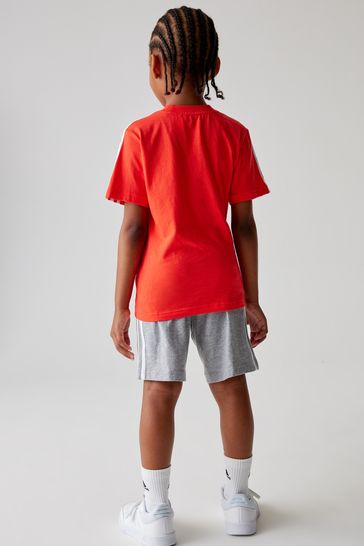 Buy adidas Sportswear Essentials 3-Stripes Tee And Shorts Set from