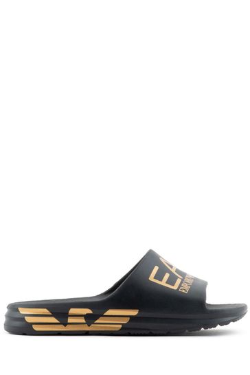 Armani sales black sliders