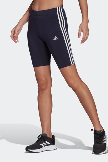 adidas Navy 3 Stripe Shorts