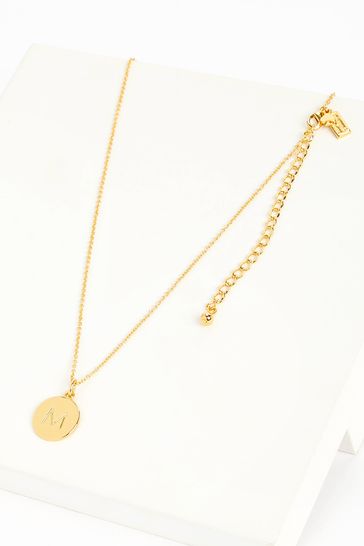 Kate Spade New york Gold Tone Initial Letter Pendant Necklace