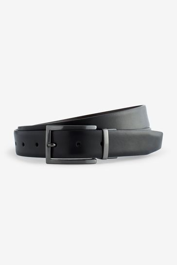 Mens reversible leather belt deals