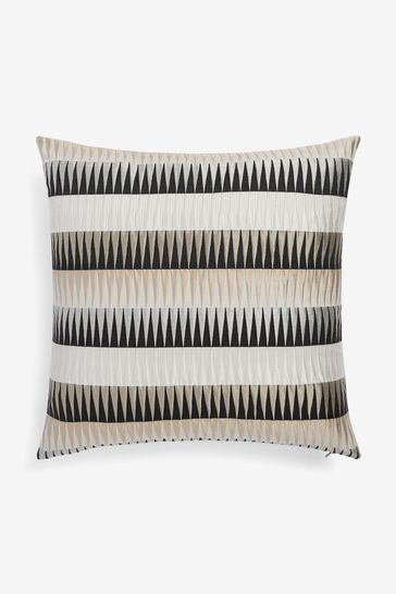 Grey zig shop zag cushions
