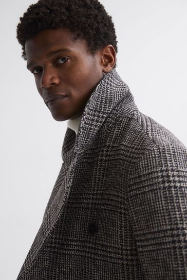 Reiss herringbone online coat