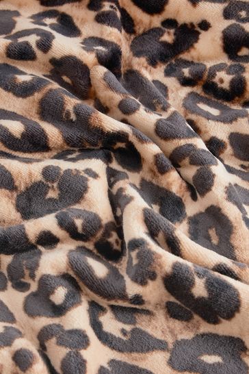 Leopard print hooded 2025 blanket