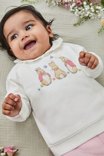Buy JoJo Maman B b Pink Peter Rabbit Appliqu Sweatshirt Rib