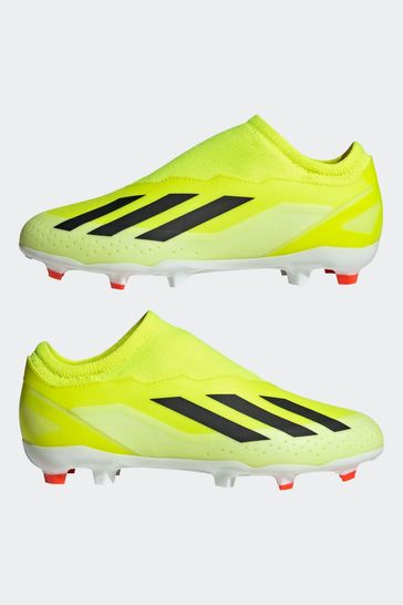 Adidas green laceless boots sales