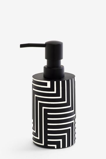Black and sale white soap dispenser