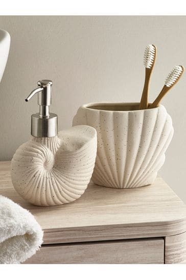 Seashell soap dispenser store