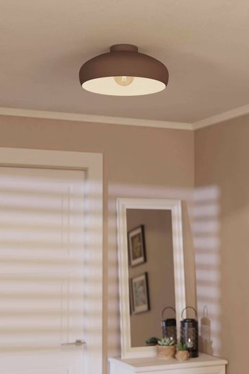 Eglo Brown Mogano Retro Inspired Ceiling Light
