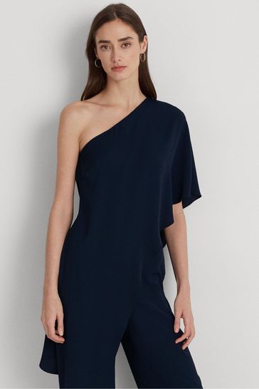 Lauren ralph lauren 2025 one shoulder jumpsuit