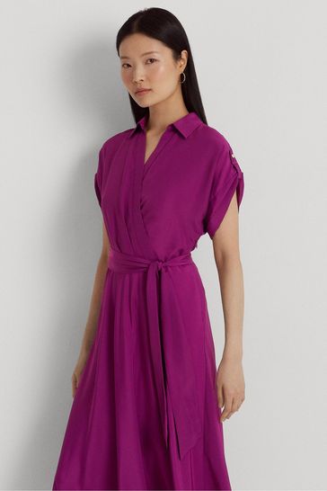 Ralph lauren plum sales dress